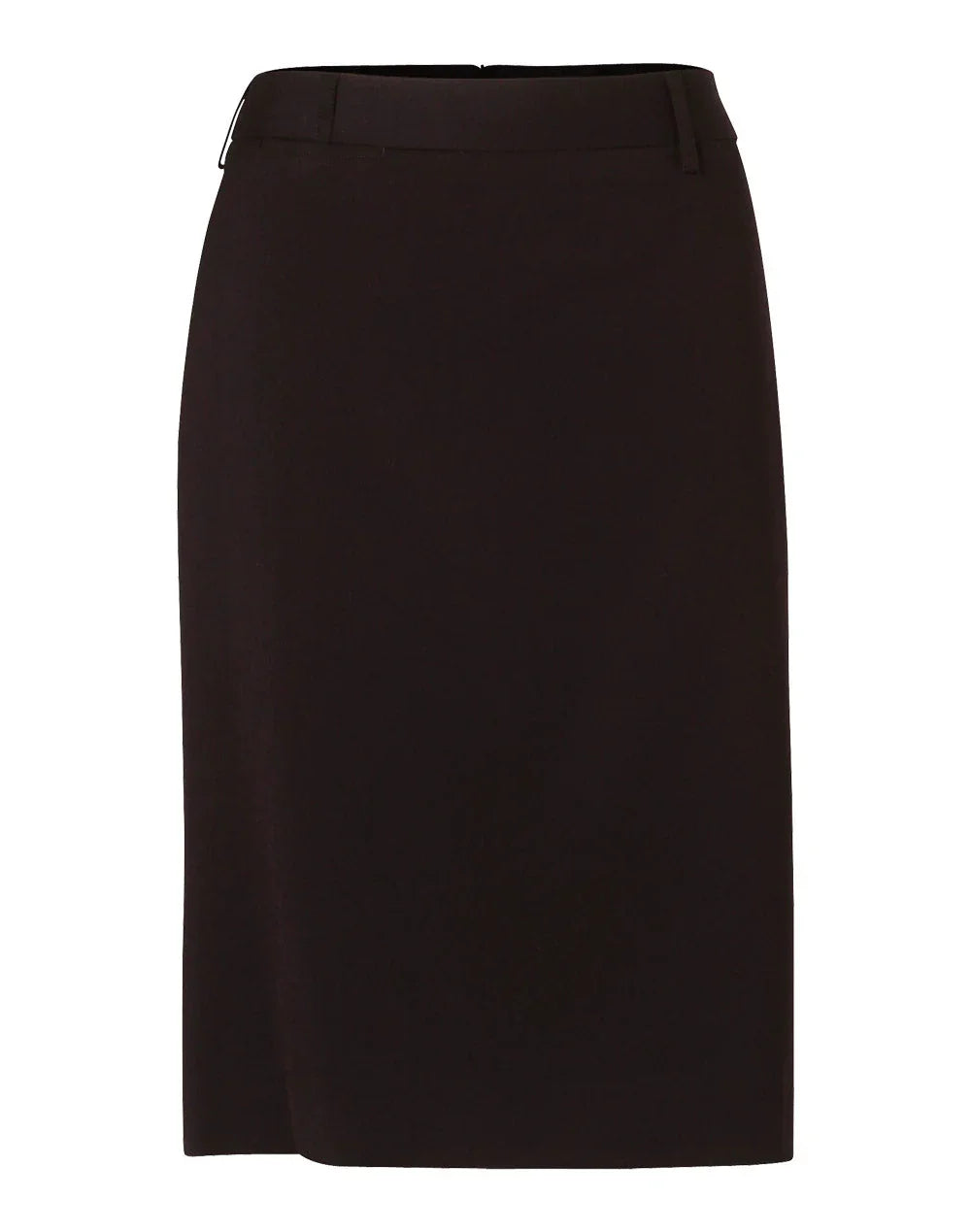 Ladies Poly/Viscose Stretch Mid Length Lined Pencil Skirt M9471 - PrintaPromo