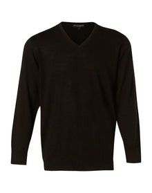 Mens V-Neck Long Sleeves Jumper M9502 - PrintaPromo