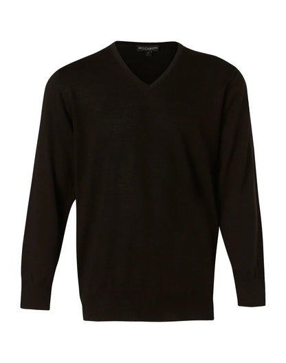 Mens V-Neck Long Sleeves Jumper M9502 - PrintaPromo