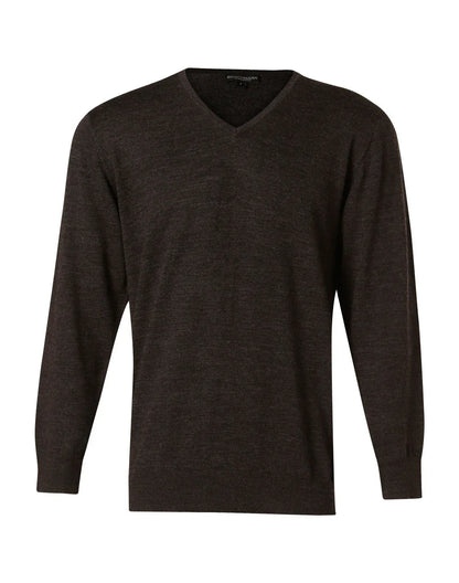 Mens V-Neck Long Sleeves Jumper M9502 - PrintaPromo