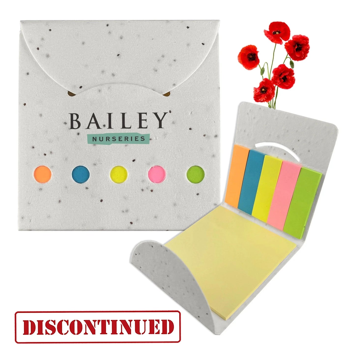 Corn Poppy Seed Sticky Note Pad - PrintaPromo