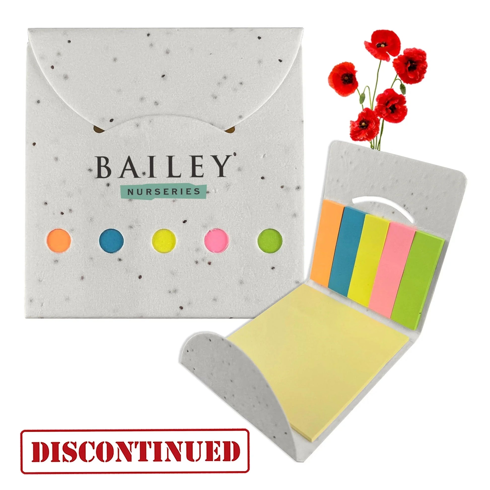 Corn Poppy Seed Sticky Note Pad - PrintaPromo