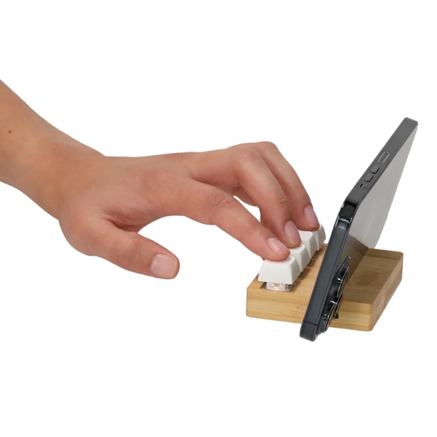 Bamboo Stand Keyboard Stress Reliever - PrintaPromo