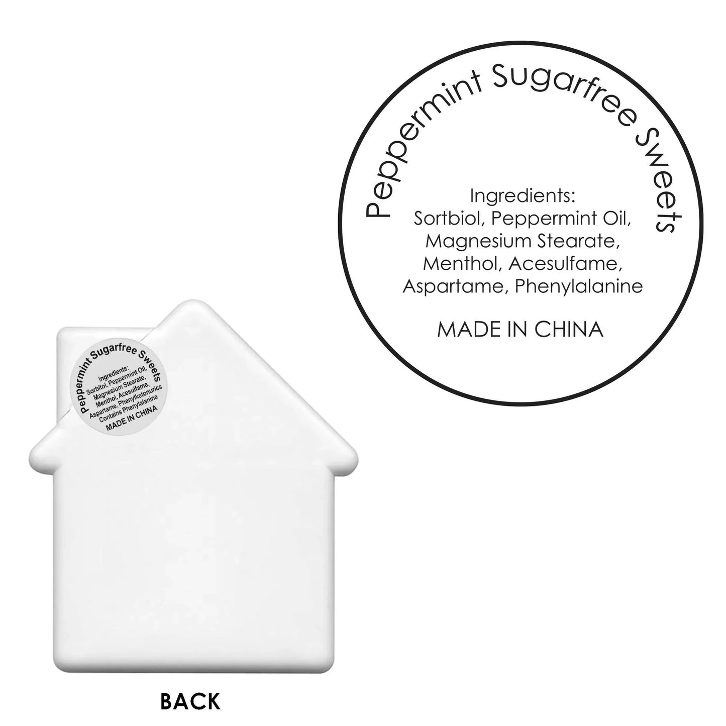 House Shape Mint Card - PrintaPromo