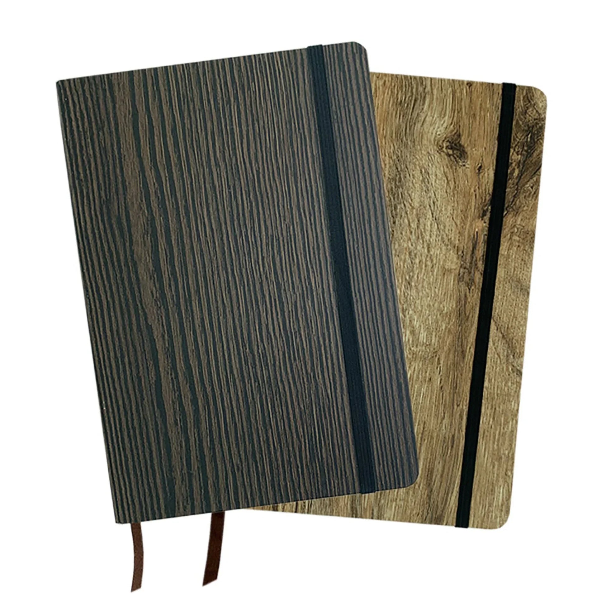 A5 Wood Look Notebook - PrintaPromo