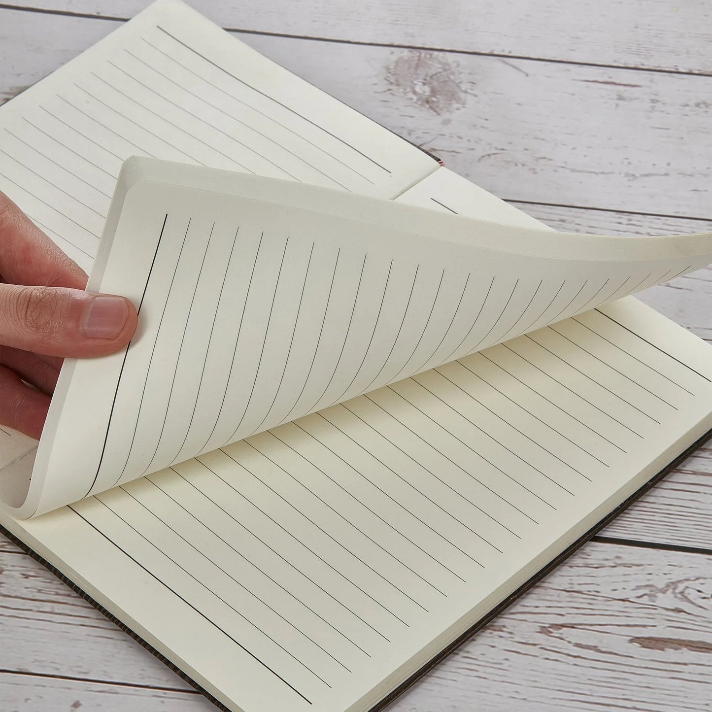 A5 Wood Look Notebook - PrintaPromo
