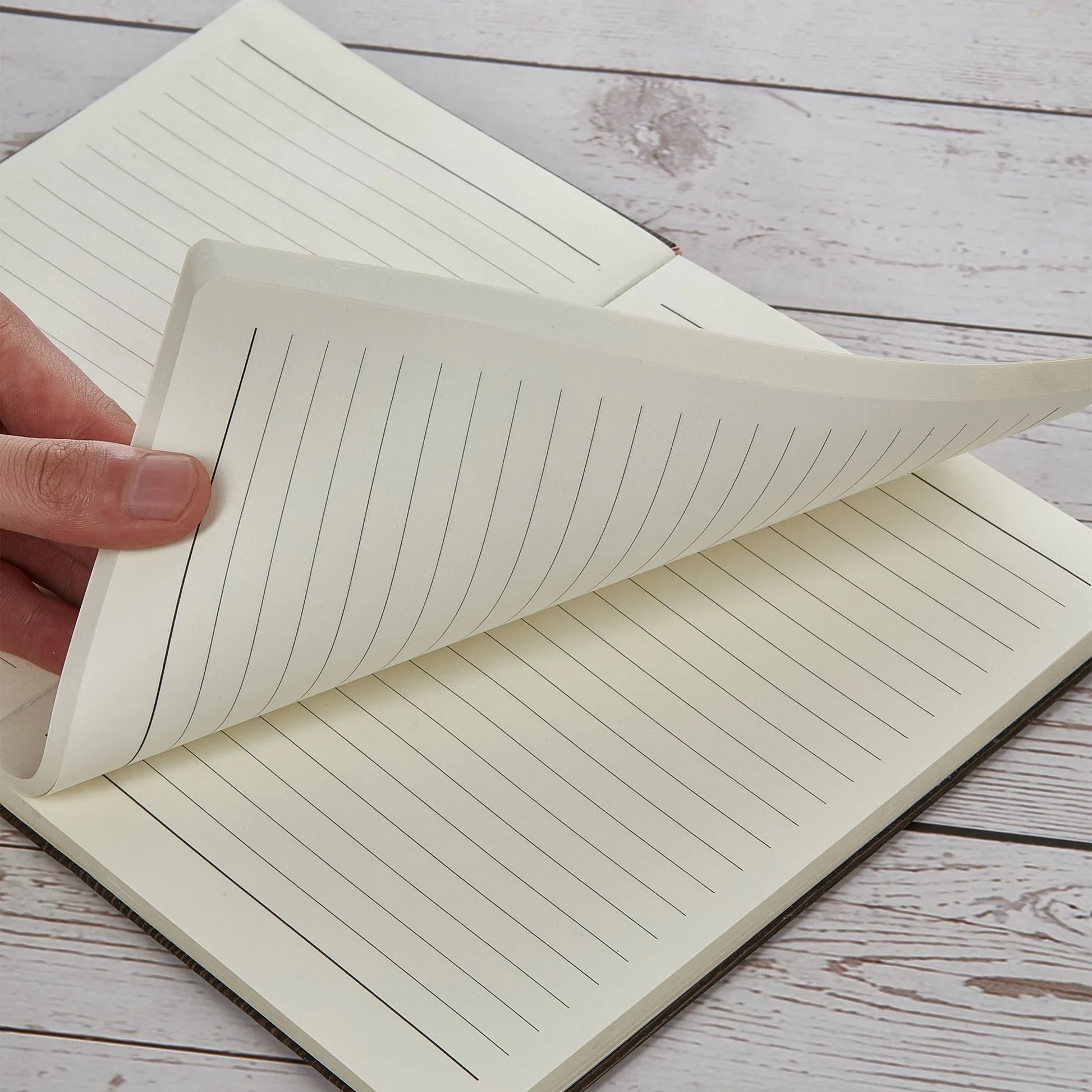 A5 Wood Look Notebook - PrintaPromo