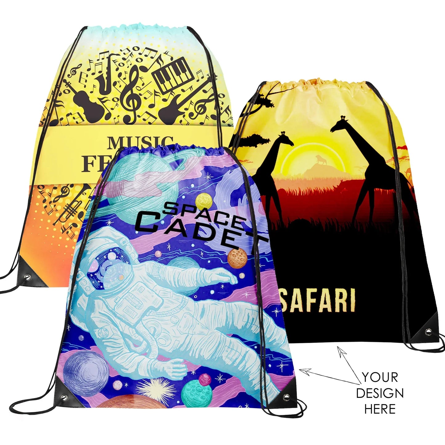 Ackton Nylon Backsack - PrintaPromo