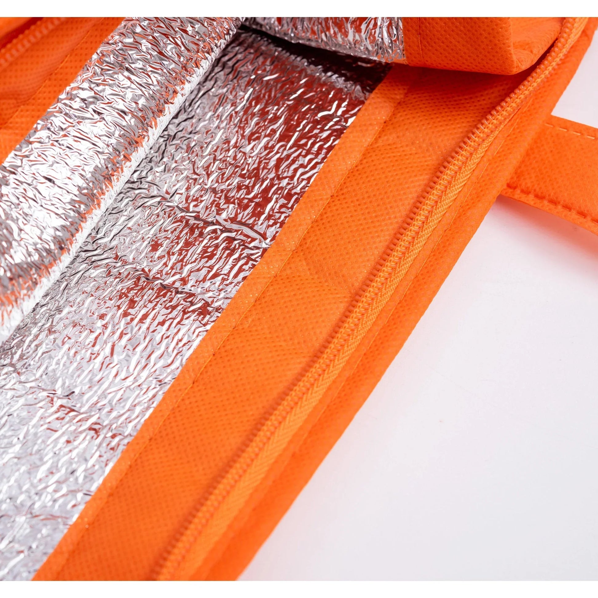Non Woven Cooler Bag with Top Zip Closure - PrintaPromo