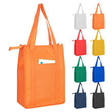 Non Woven Cooler Bag with Top Zip Closure - PrintaPromo