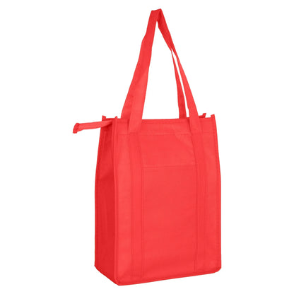 Non Woven Cooler Bag with Top Zip Closure - PrintaPromo