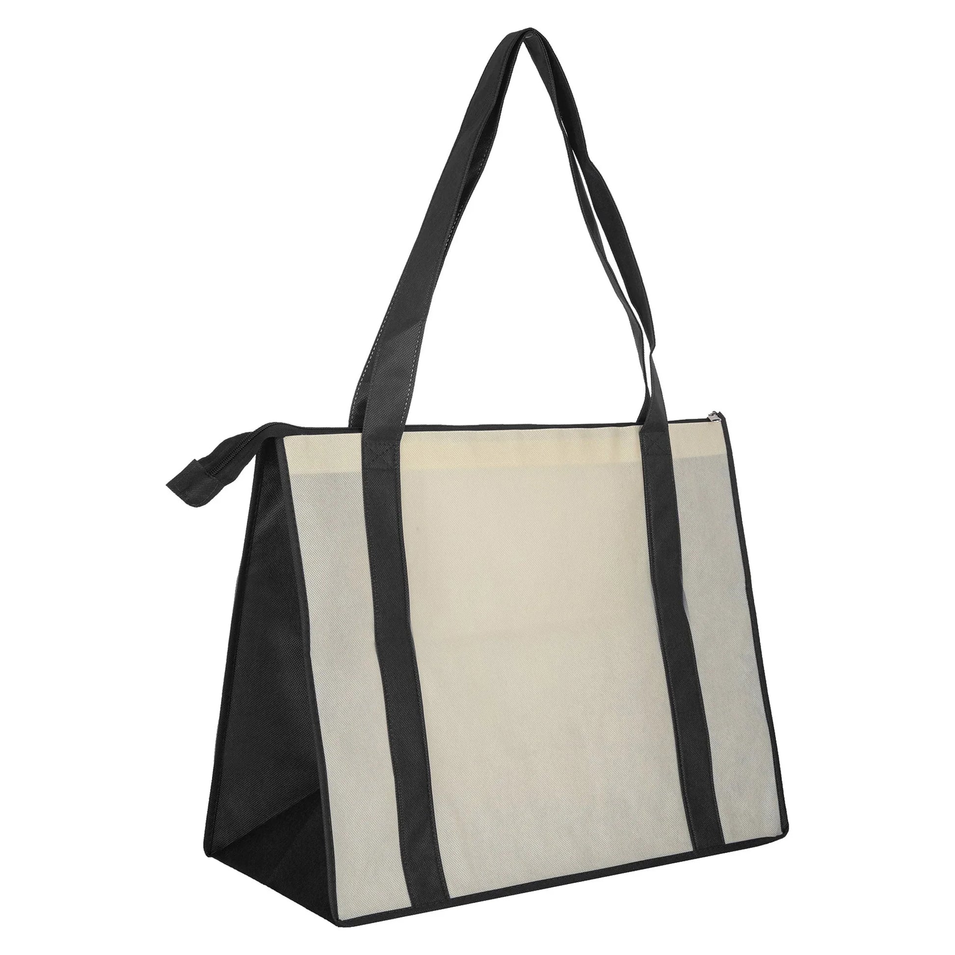 Non Woven Large Zipped Shopping Bag - PrintaPromo