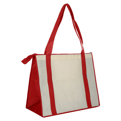 Non Woven Large Zipped Shopping Bag - PrintaPromo