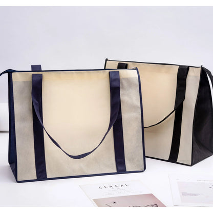 Non Woven Large Zipped Shopping Bag - PrintaPromo