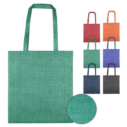 Silver Line Patterned Non Woven Bag - PrintaPromo