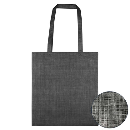 Silver Line Patterned Non Woven Bag - PrintaPromo