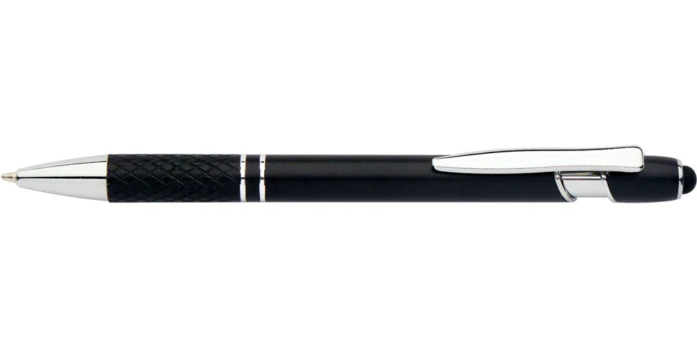 Grid Metal Stylus Pens - PrintaPromo