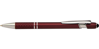 Grid Metal Stylus Pens - PrintaPromo