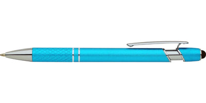 Grid Metal Stylus Pens - PrintaPromo