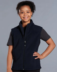Kids Bonded Fleece Vest PF09K - PrintaPromo