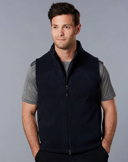 Mens Bonded Fleece Vest PF09 - PrintaPromo