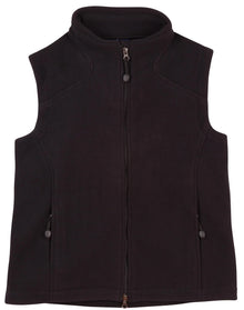 Ladies Bonded Fleece Vest PF10 - PrintaPromo