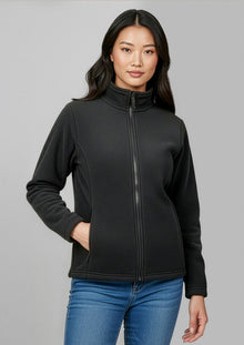 PF631 Womens Plain Micro Fleece Jacket