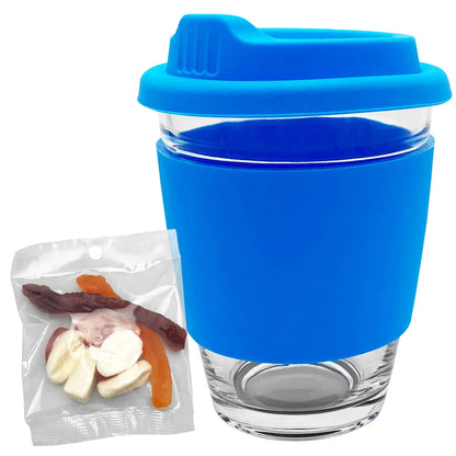 Jelly Party Mix in Carlo Glass Coffee Cup - PrintaPromo