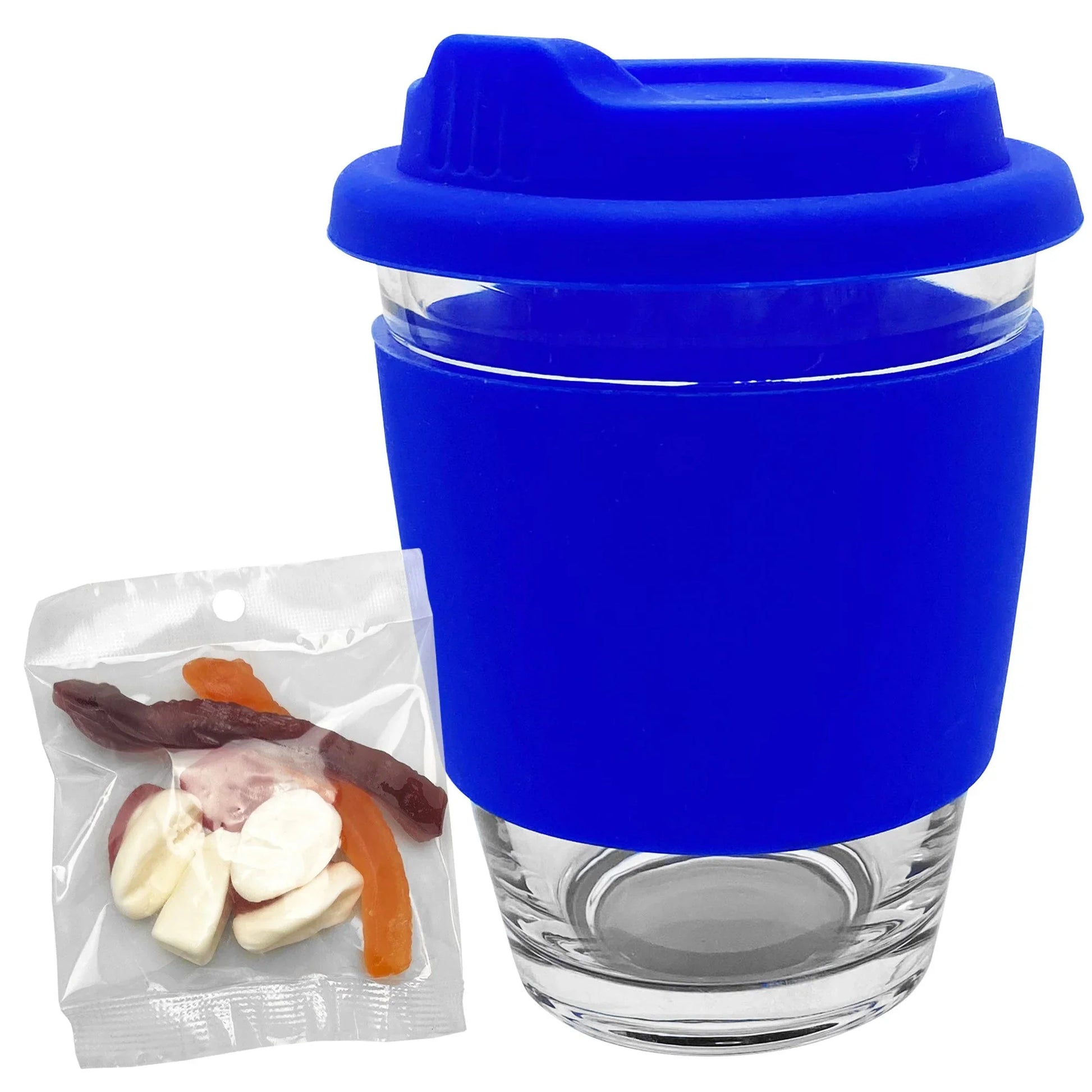 Jelly Party Mix in Carlo Glass Coffee Cup - PrintaPromo