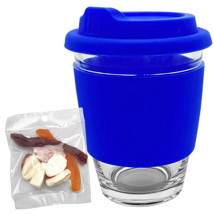 Jelly Party Mix in Carlo Glass Coffee Cup - PrintaPromo