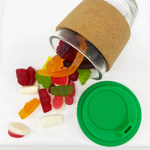 Jelly Party Mix in Cork Band Glass Coffee Cup - PrintaPromo