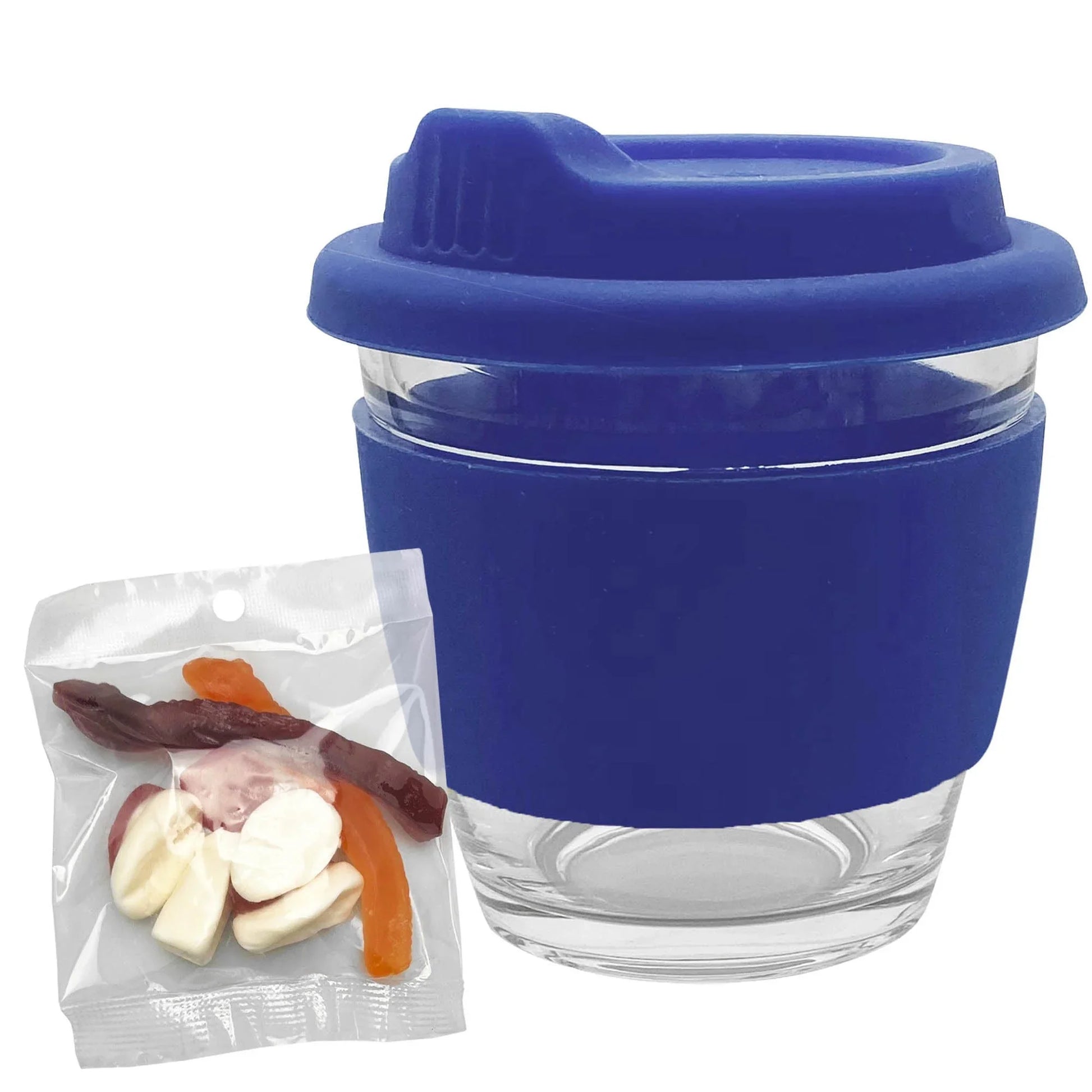 Jelly Party Mix in Venice Glass Coffee Cup - PrintaPromo