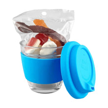 Jelly Party Mix in Venice Glass Coffee Cup - PrintaPromo