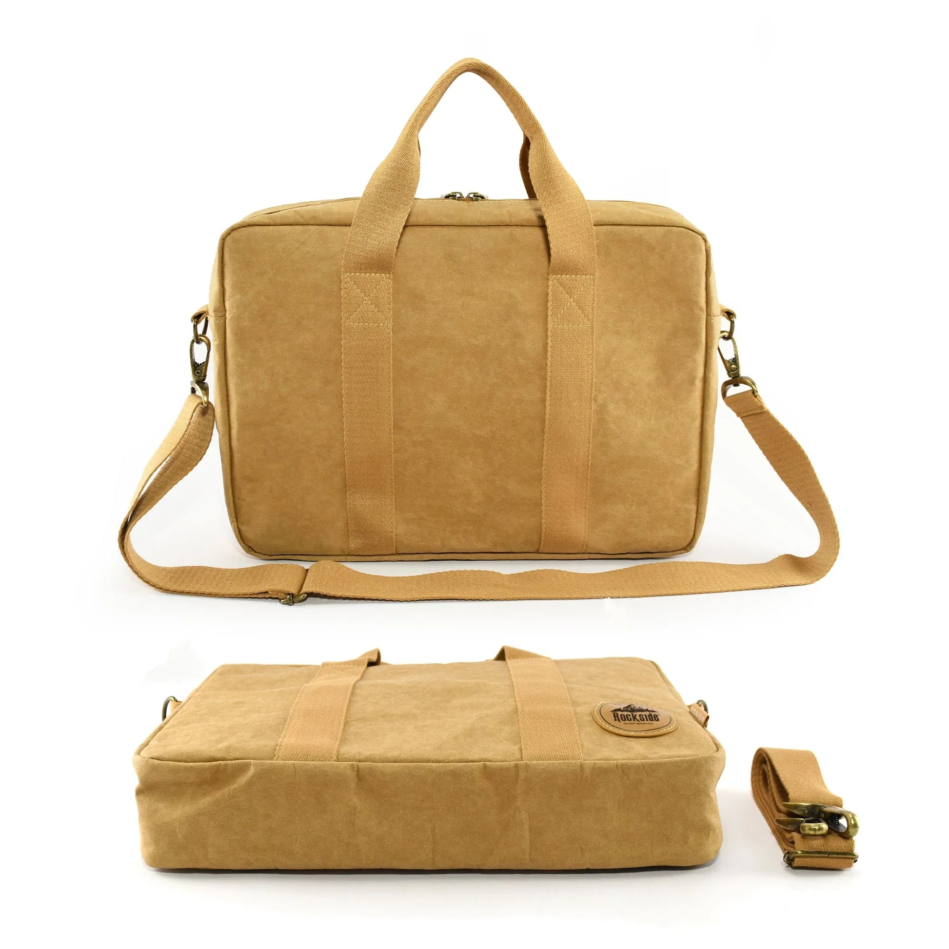 New York Kraft Paper Business Satchel - PrintaPromo