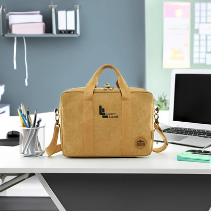 New York Kraft Paper Business Satchel - PrintaPromo