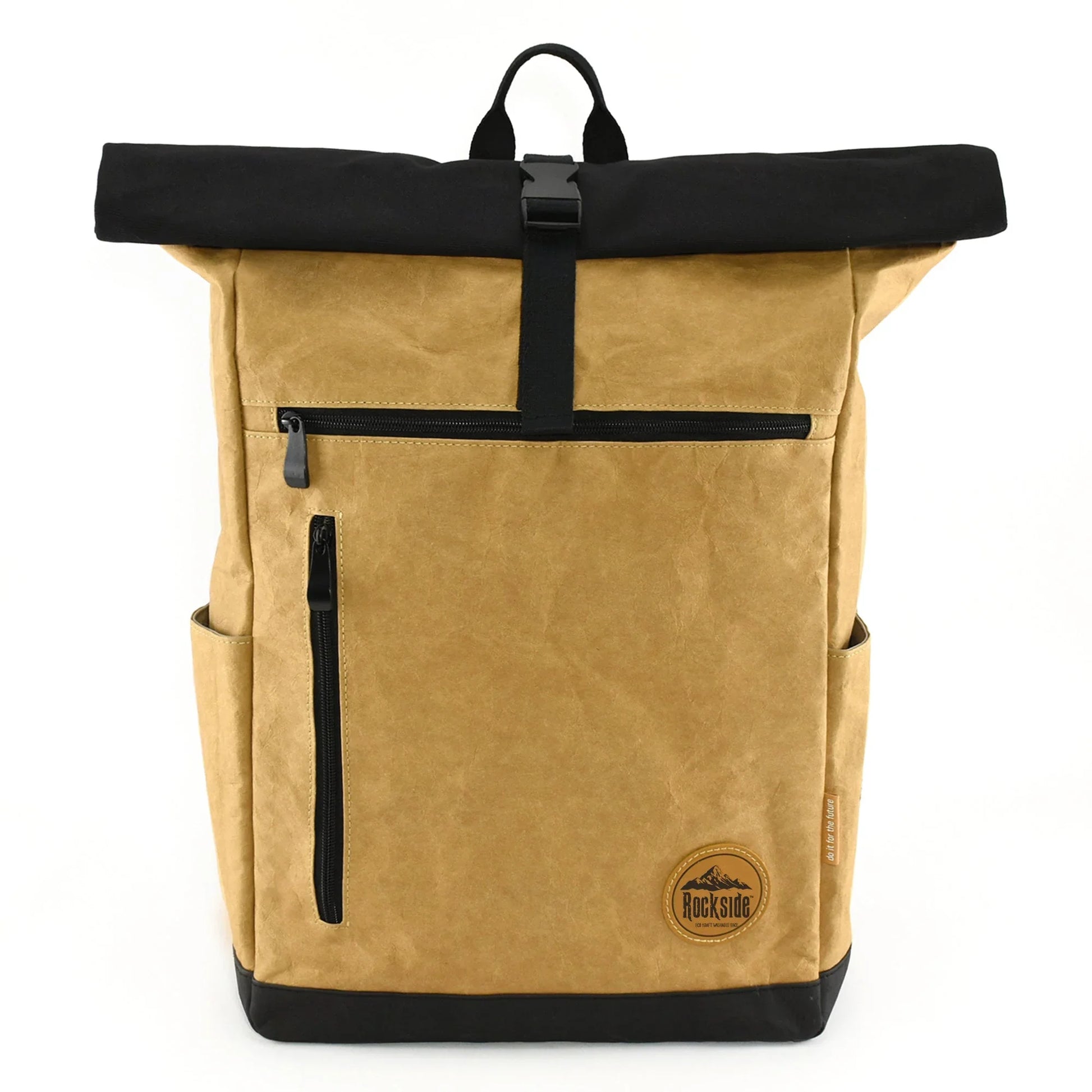 Seaside Kraft Paper Laptop Backpack - PrintaPromo