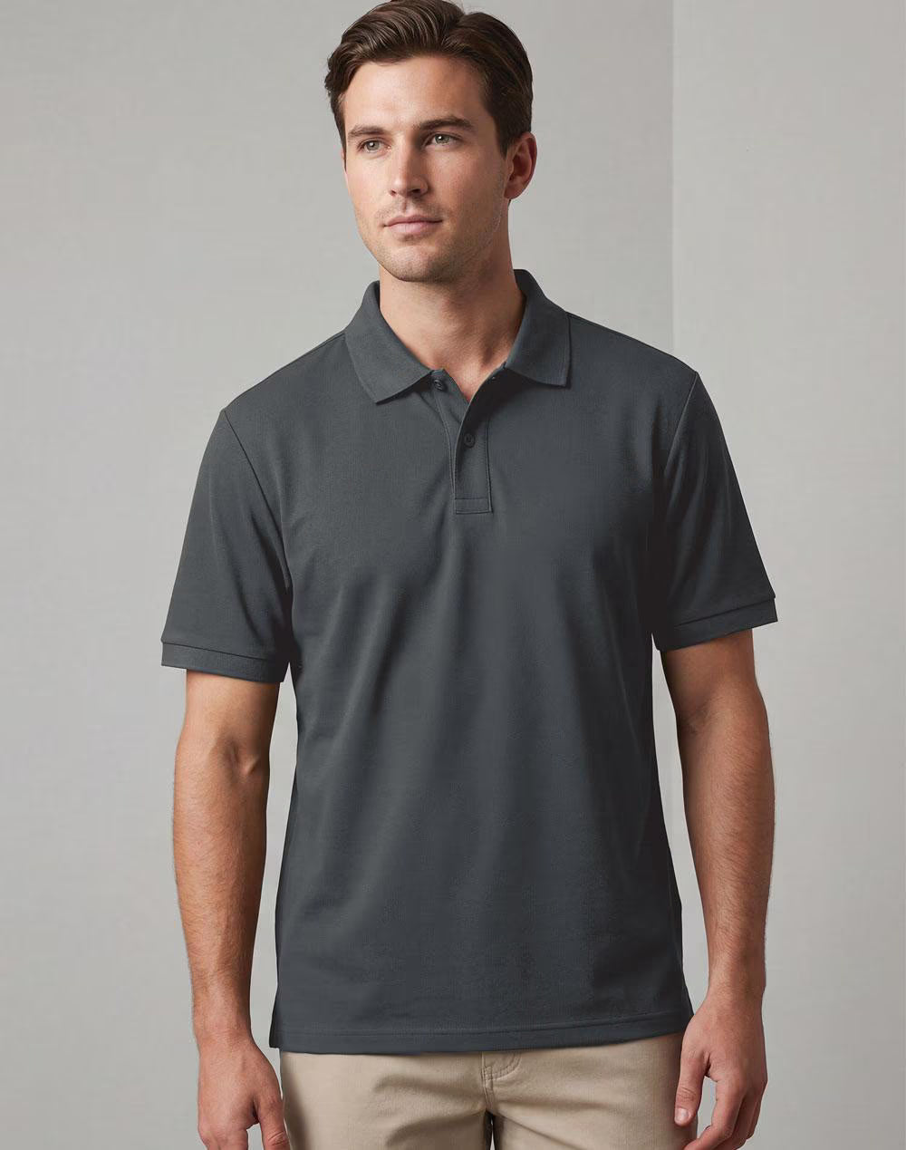 PS15 Mens Classic Cotton/Poly Short Sleeve Polo