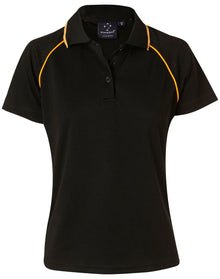 Ladies CoolDry Raglan Short Sleeve Contrast Polo PS19 - PrintaPromo