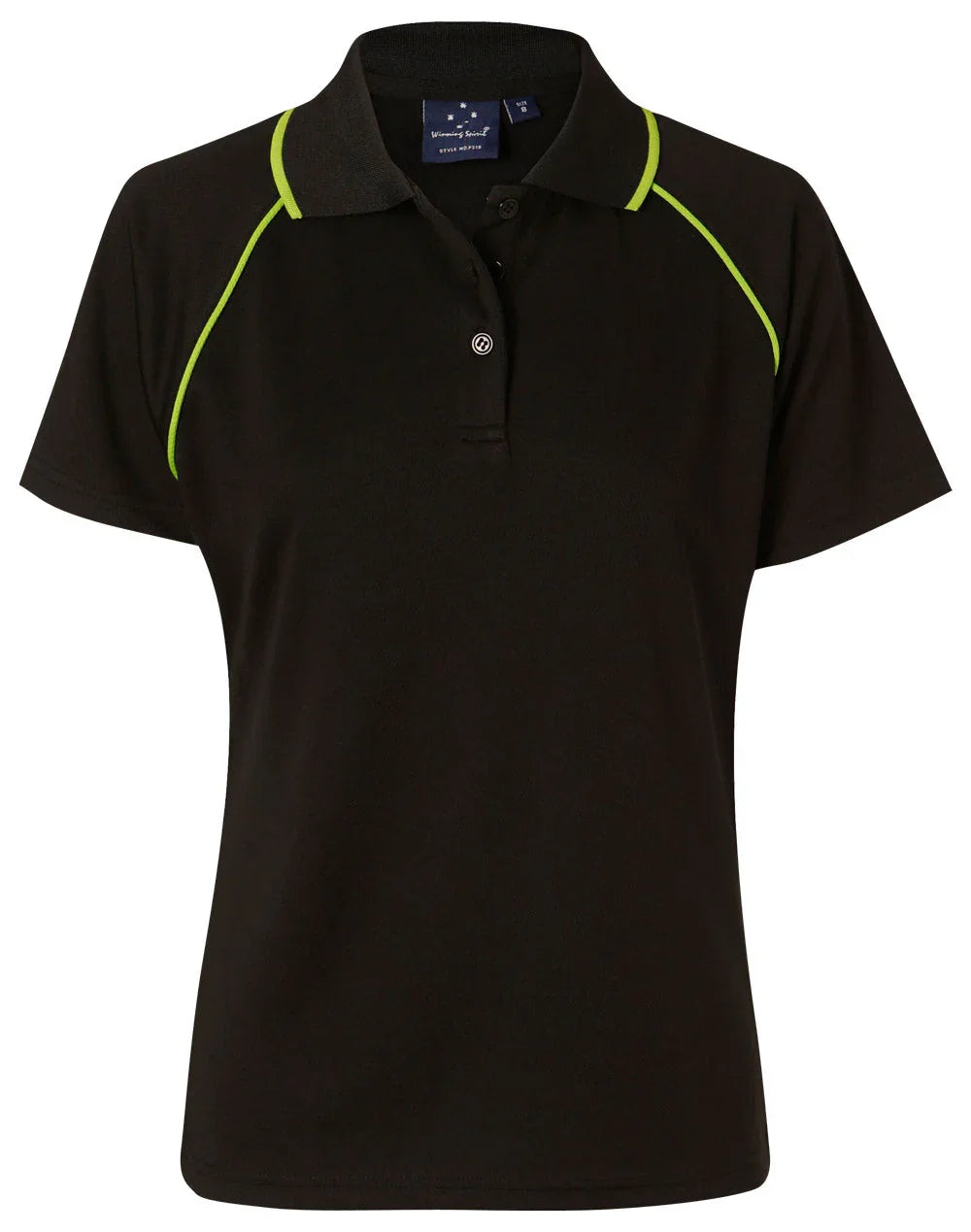 Ladies CoolDry Raglan Short Sleeve Contrast Polo PS19 - PrintaPromo