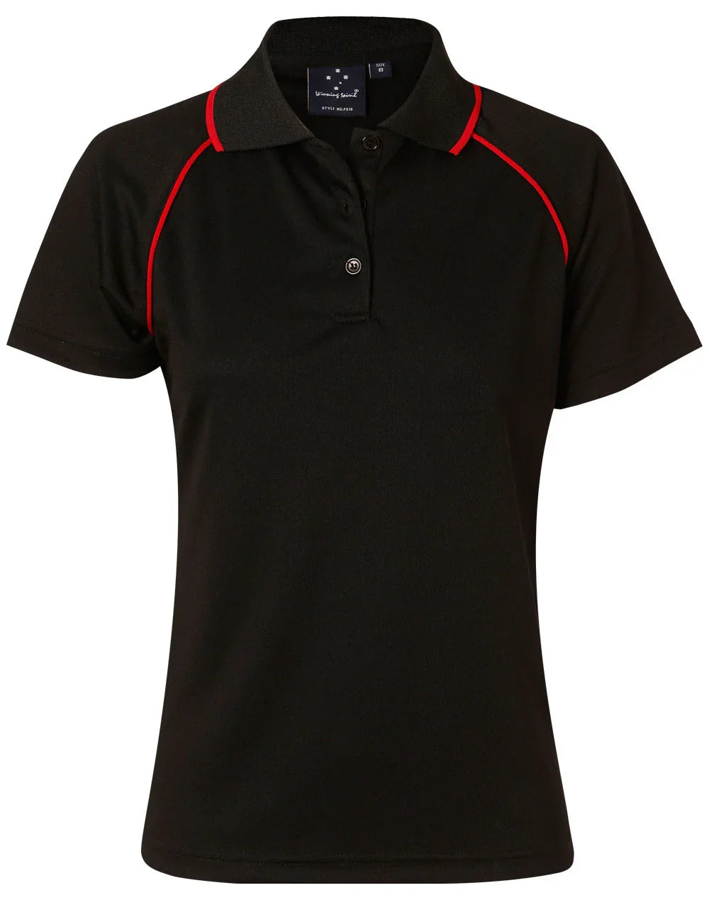 Ladies CoolDry Raglan Short Sleeve Contrast Polo PS19 - PrintaPromo