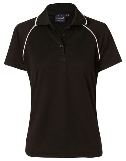 Ladies CoolDry Raglan Short Sleeve Contrast Polo PS19 - PrintaPromo