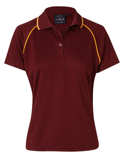 Ladies CoolDry Raglan Short Sleeve Contrast Polo PS19 - PrintaPromo