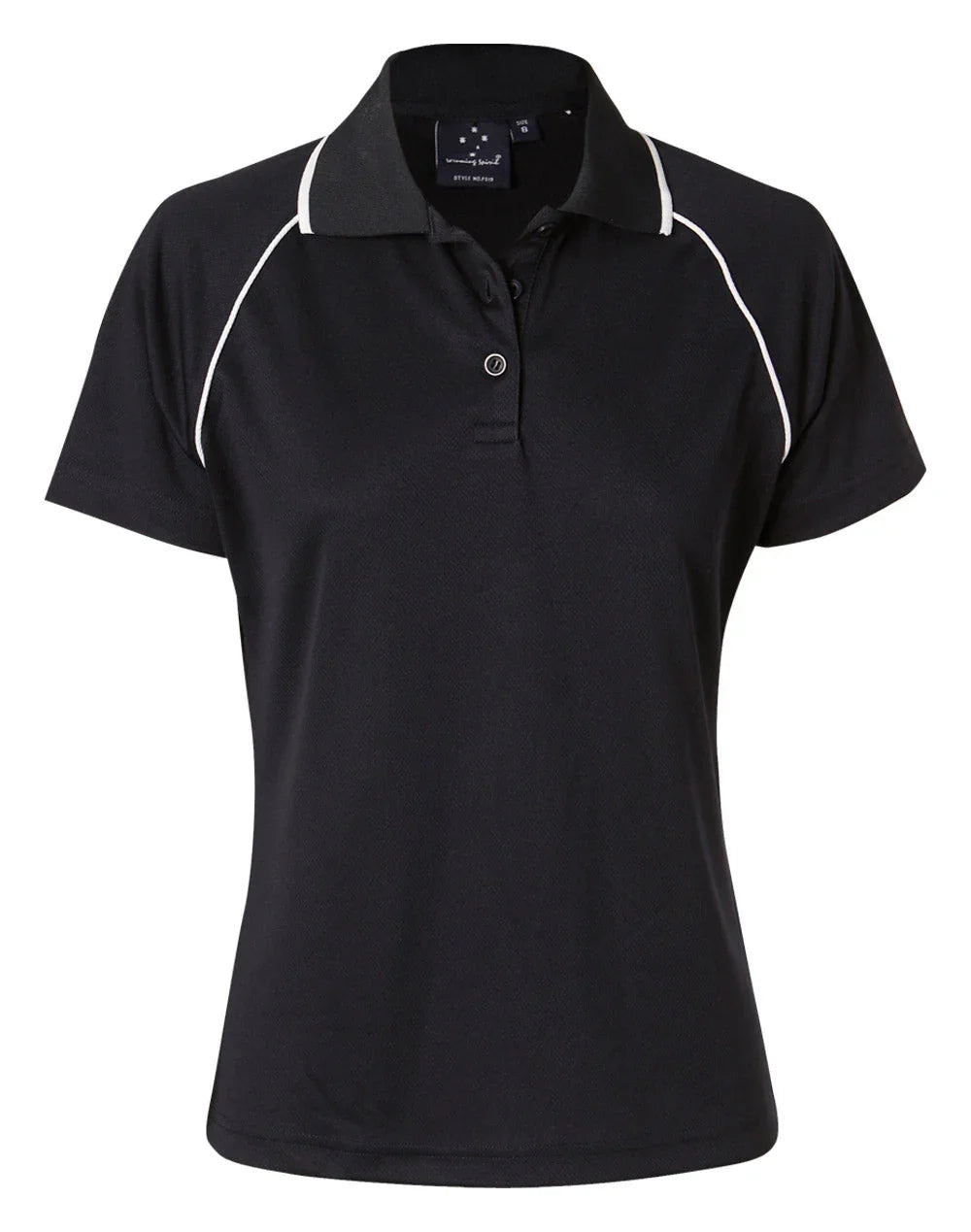 Ladies CoolDry Raglan Short Sleeve Contrast Polo PS19 - PrintaPromo