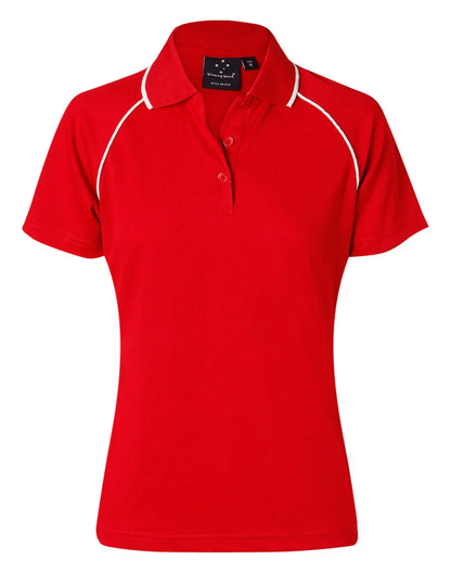 Ladies CoolDry Raglan Short Sleeve Contrast Polo PS19 - PrintaPromo