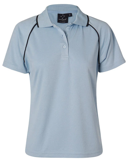 Ladies CoolDry Raglan Short Sleeve Contrast Polo PS19 - PrintaPromo