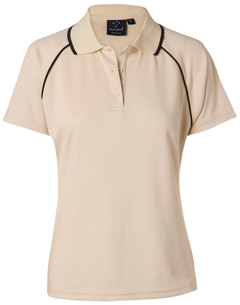 Ladies CoolDry Raglan Short Sleeve Contrast Polo PS19 - PrintaPromo