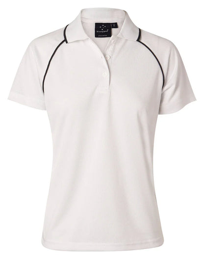 Ladies CoolDry Raglan Short Sleeve Contrast Polo PS19 - PrintaPromo