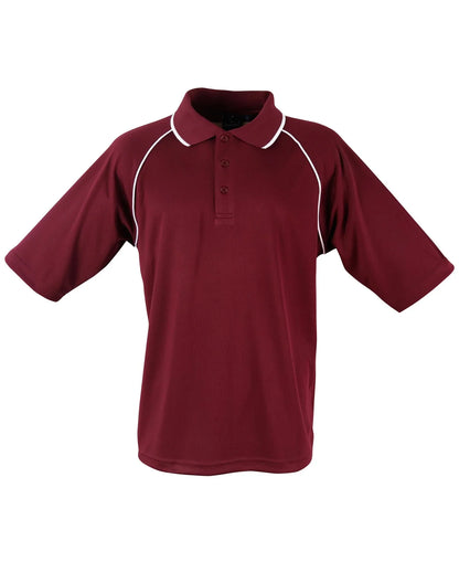 Mens CoolDry Raglan Short Sleeve Contrast Polo PS20 - PrintaPromo
