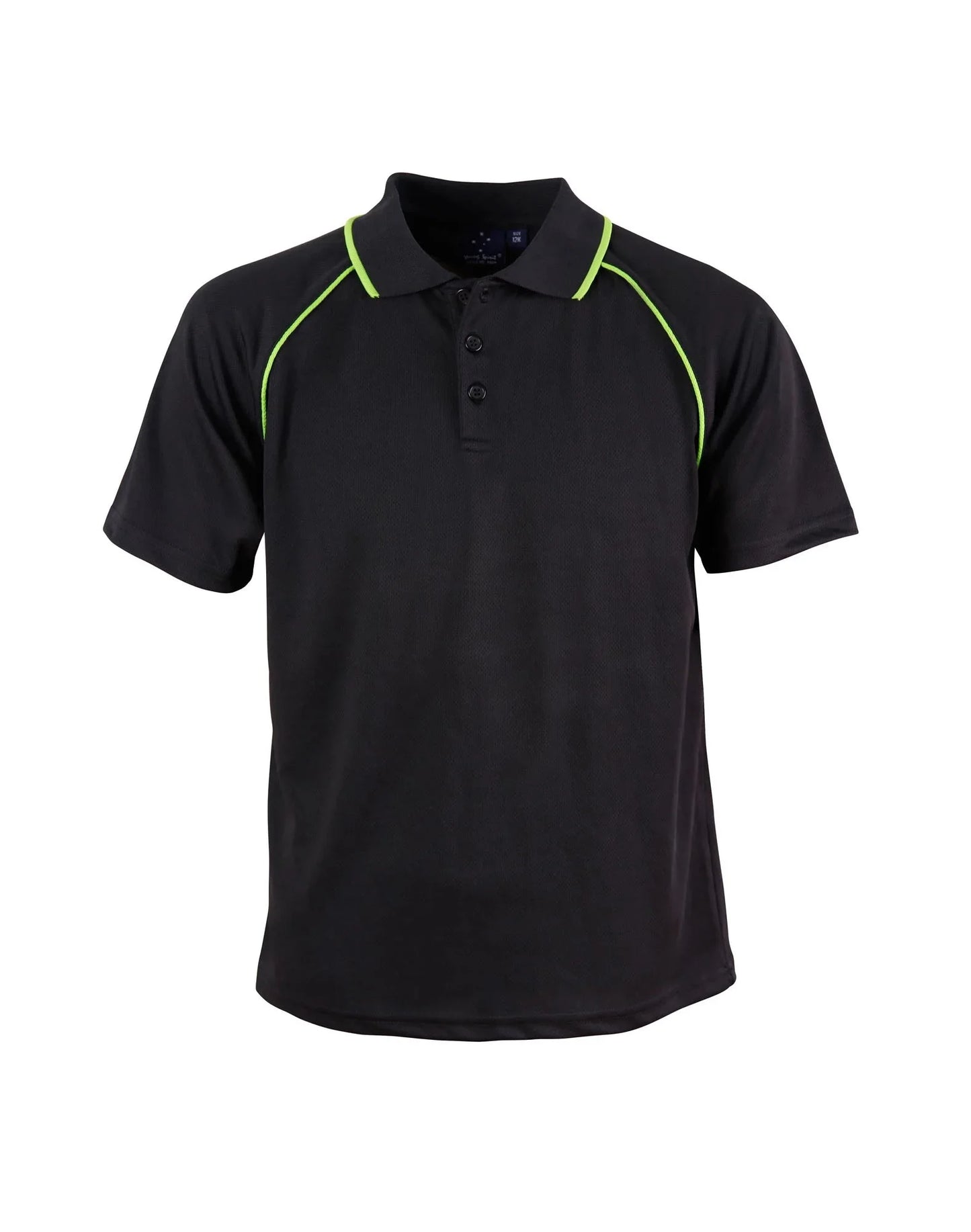 Kids CoolDry Raglan Short Sleeve Contrast Polo PS24 - PrintaPromo