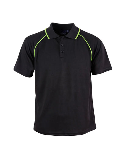 Kids CoolDry Raglan Short Sleeve Contrast Polo PS24 - PrintaPromo